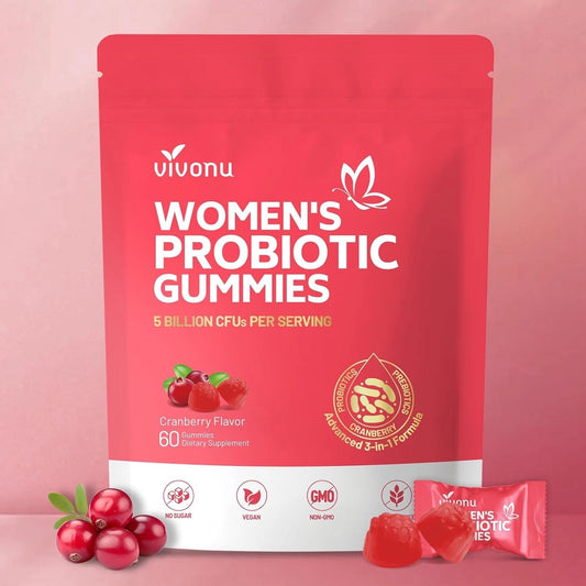 Women Vaginal Probiotic Gummies, Feminine Balance pH for Healthy Odor Y.